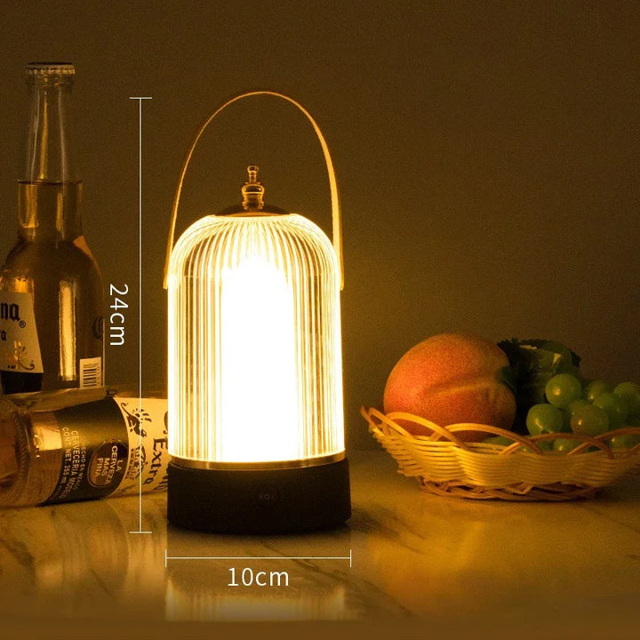 Tragbare Retro Vogelkäfig Tischlampe – Vintage LED Beleuchtung im klassischen Design | Karnz
