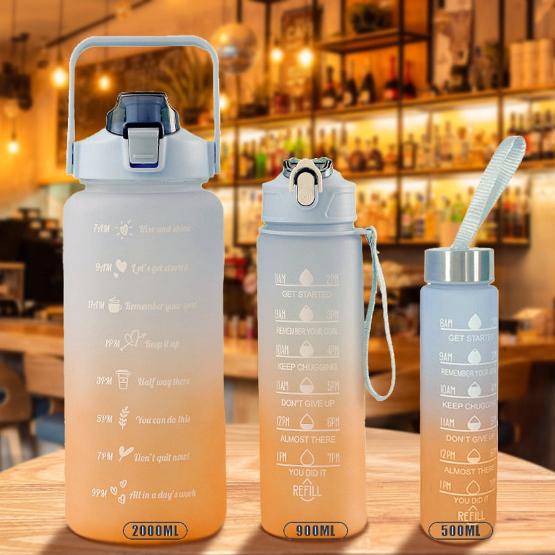 All Day Hydrate Zeit Marker Wasserflasche | Karnz