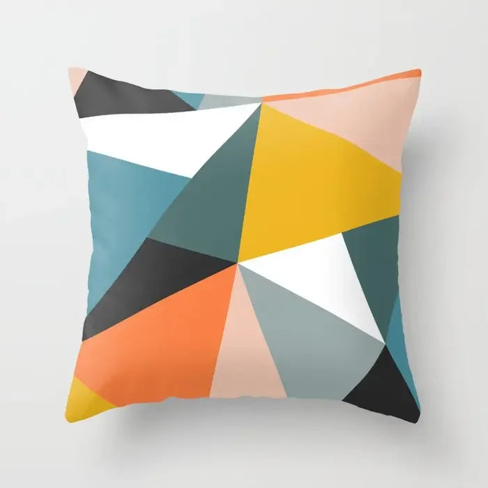 Moderne Abstrakte Geometrische Bunte Kissenbezüge 45x45cm Kissenhüllen Für Sofa Wurfkissen 60x60cm 50x50cm Trendige Wohnkultur | Karnz