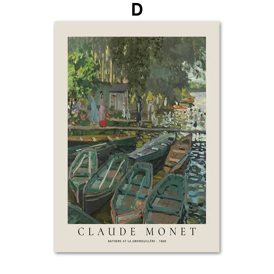 Zeitlose Klassiker Vintage Landschaft Wandkunst Feine Kunst Leinwanddrucke Bilder Poster Berühmte Gemälde Für Wohnzimmer Esszimmer Schlafzimmer Kunst Dekor | Karnz