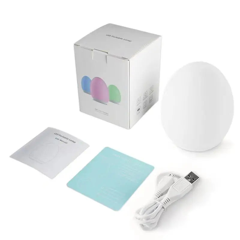 Karnz | Lumiboo Nachtlicht | RGB & Warmweiß | Touchsteuerung | 100h Akku | 12 × 10 cm | Baby- und Kinderzimmer