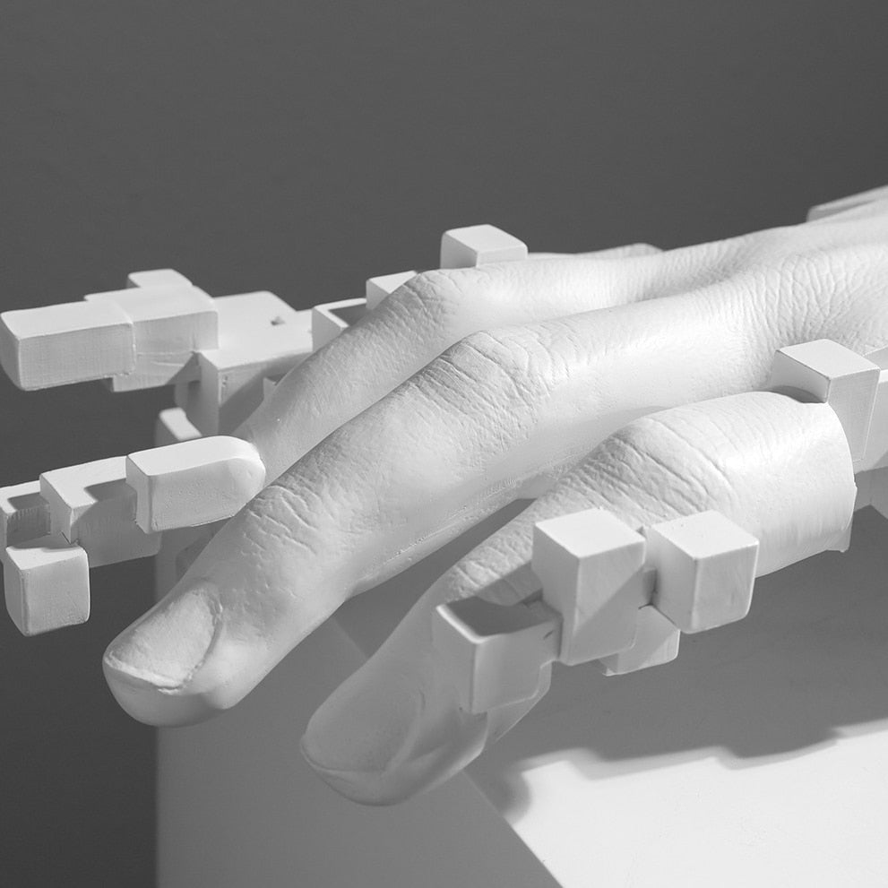 Moderne Kunstvolle Berührungen Hand Statue Deko | Karnz