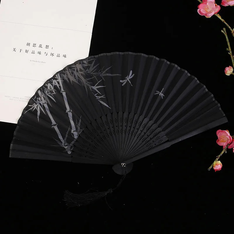 Traditioneller japanischer Stil Blumiger Handfächer | Karnz