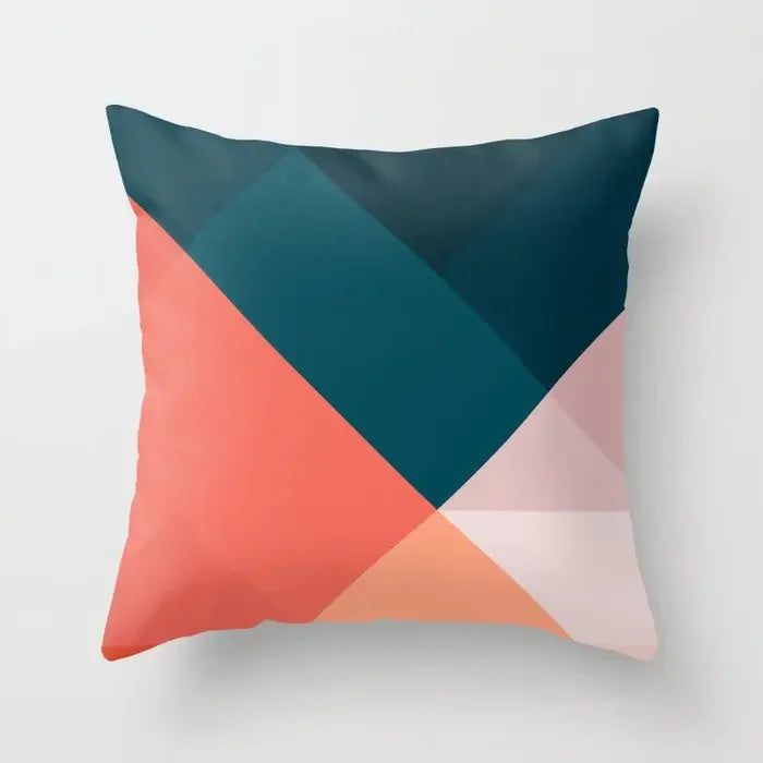 Moderne Abstrakte Geometrische Bunte Kissenbezüge 45x45cm Kissenhüllen Für Sofa Wurfkissen 60x60cm 50x50cm Trendige Wohnkultur | Karnz