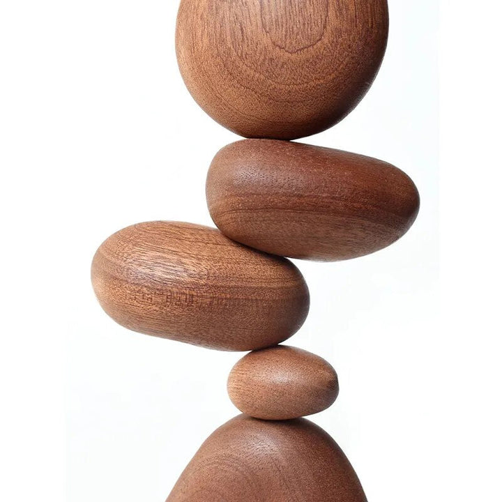 Zen Wood Stein Form Dekor