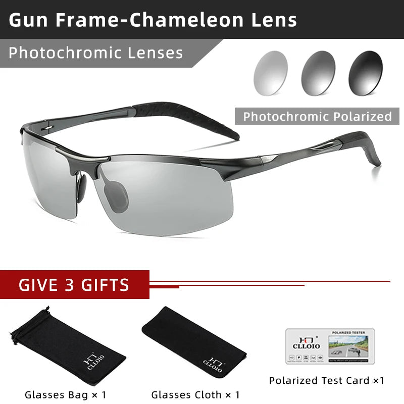 Photochrome Sonnenbrille mit polarisierten Gläsern | Karnz