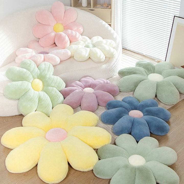 Fluffy Daisy Kissen - Pastell | Karnz