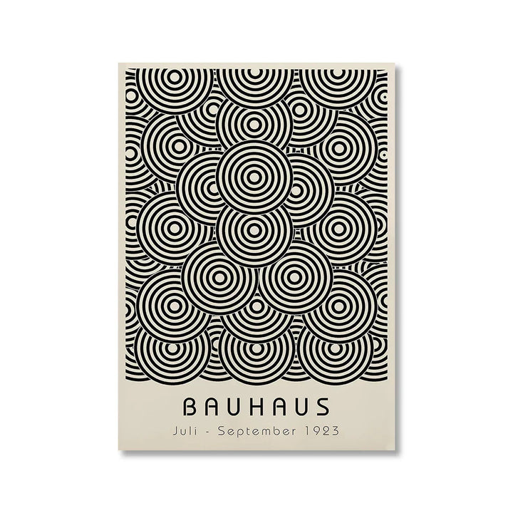 Vintage Retro Geometric Abstract Bauhaus Expo Kunst Galerie Poster Wandkunst Feine Kunst Leinwanddrucke Bilder Für Wohnzimmer Esszimmer Home Office Dekor | Karnz