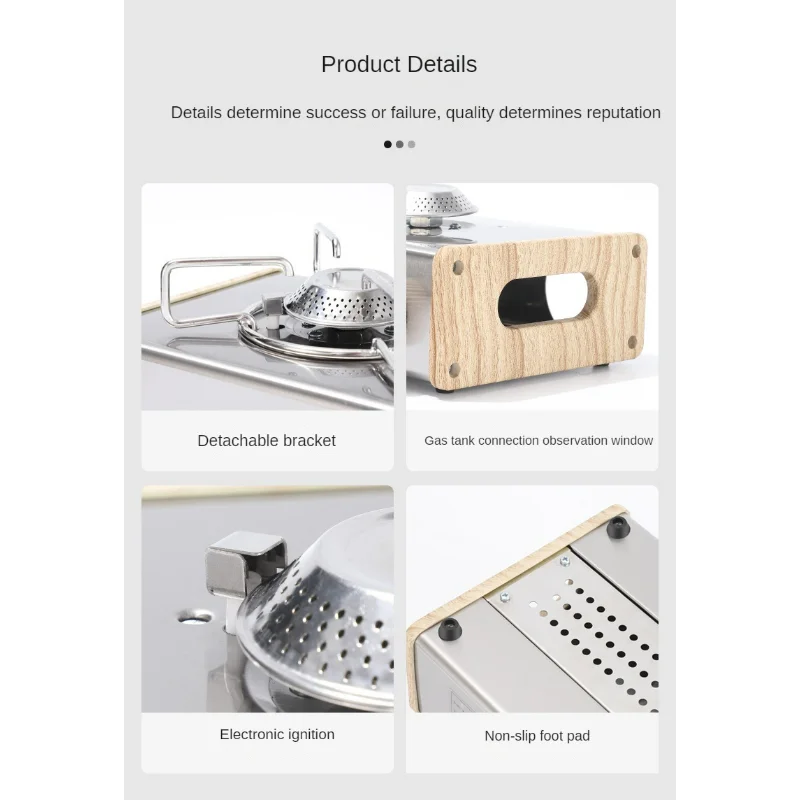 On-the-Go Kochen Edelstahl Outdoor Camping Herd | Karnz