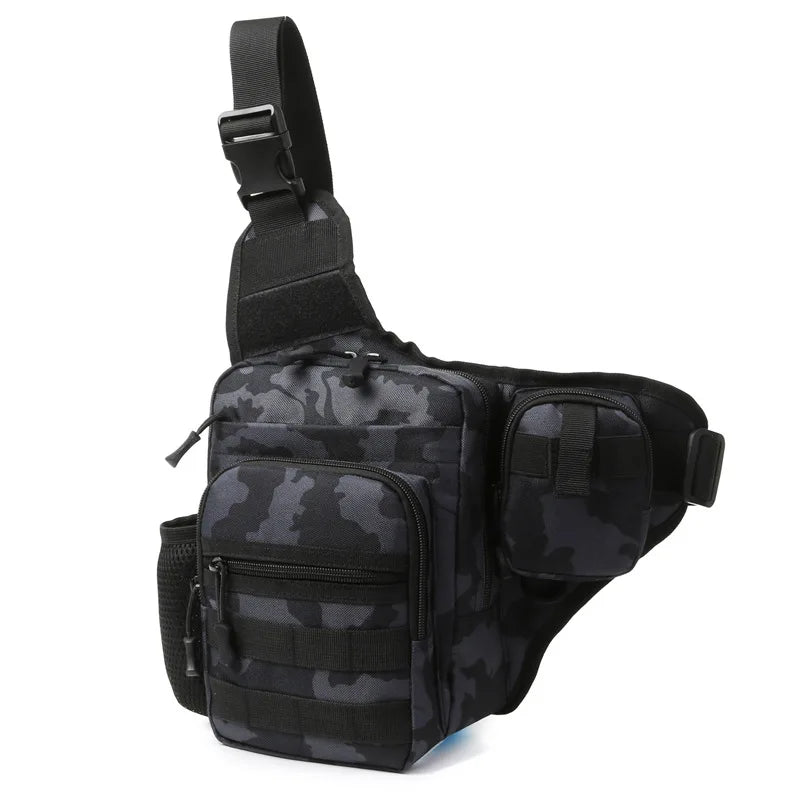 Multi-Taschen Crossbody Kompakt Wandern Brusttasche | Karnz