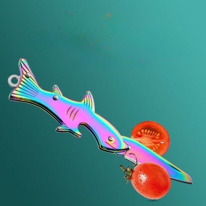Sharp Shark Multifunktionales Zahnstocher-Messer Schlüsselanhänger | Karnz