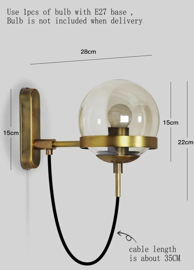 Nordic moderne Wandlampe