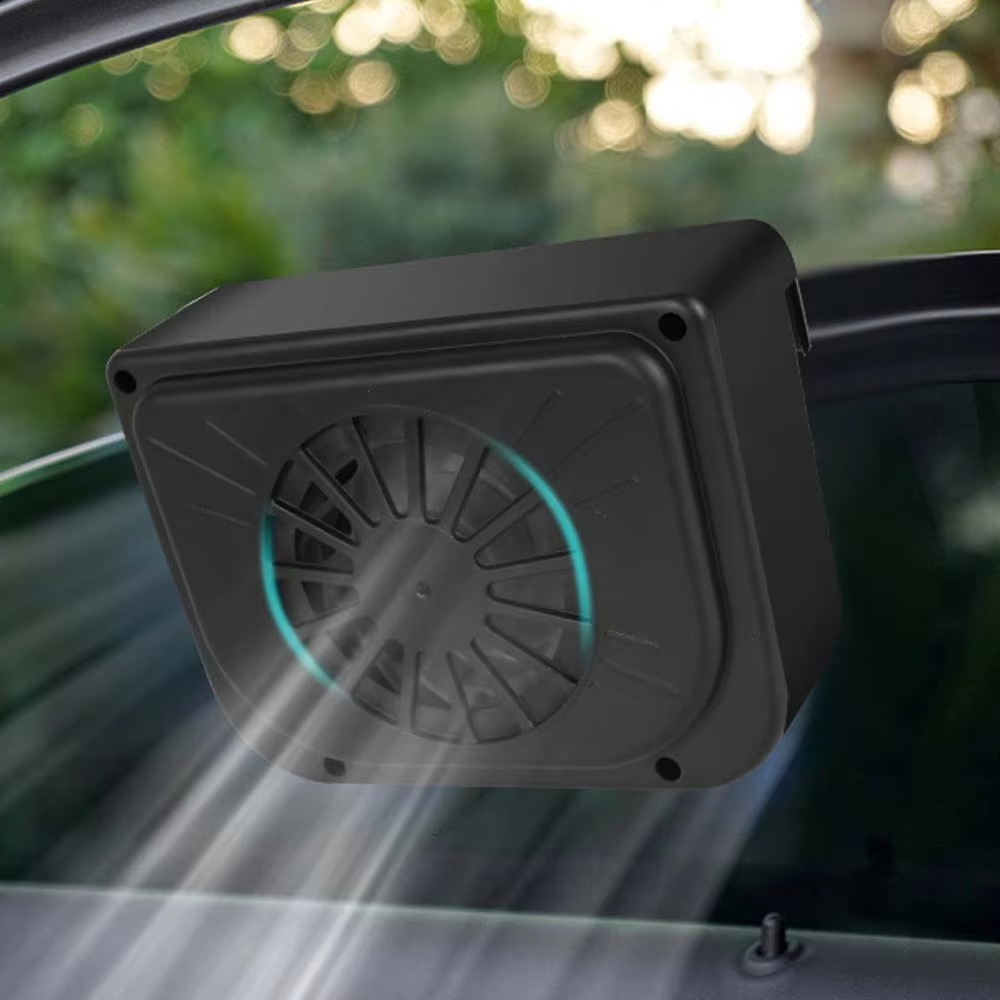 Solarbetriebener Auto-Lüfter für Geruchs- und Rauchbeseitigung | Karnz
