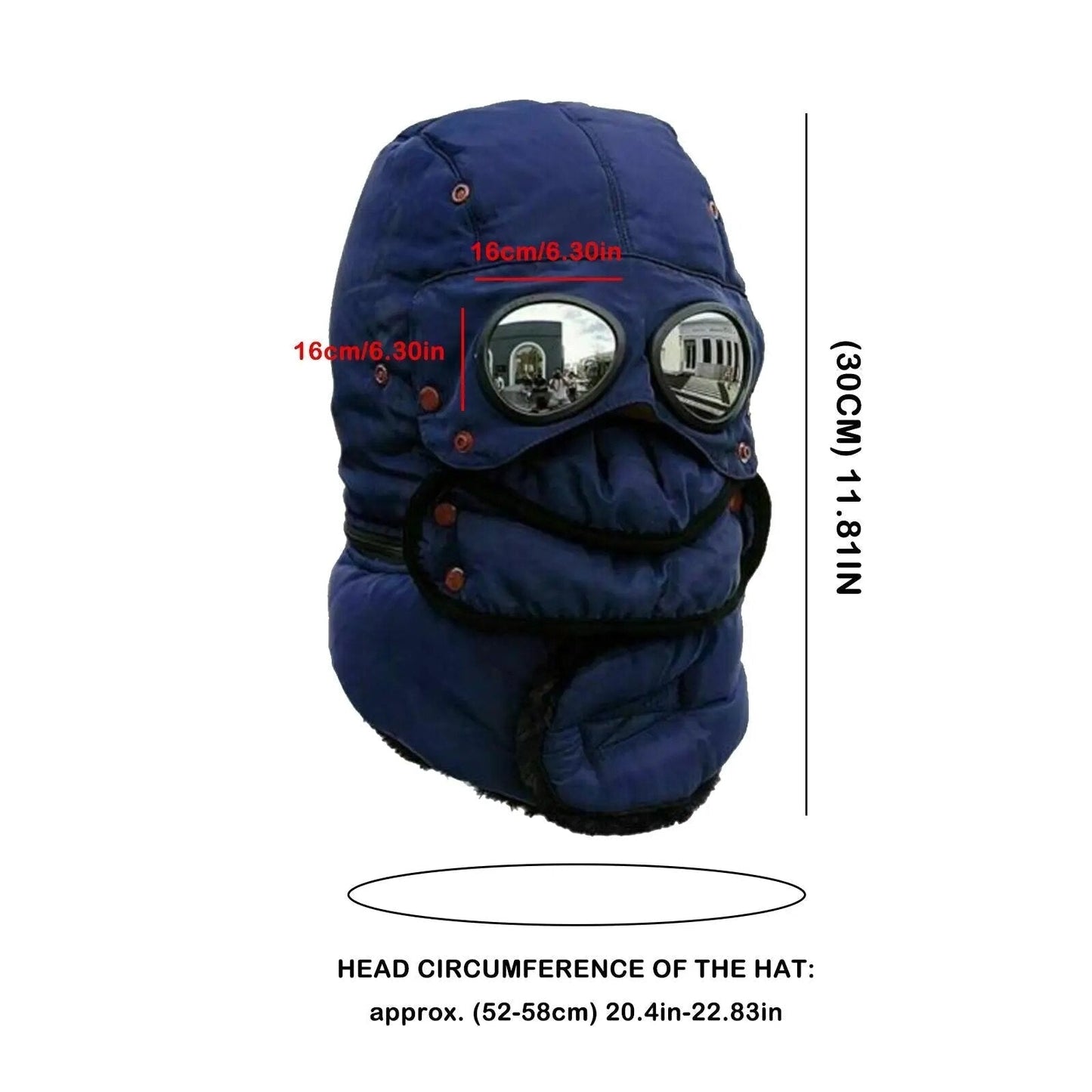 Polar Vision Thermo Winddichte Gesichtsbedeckung Beanie