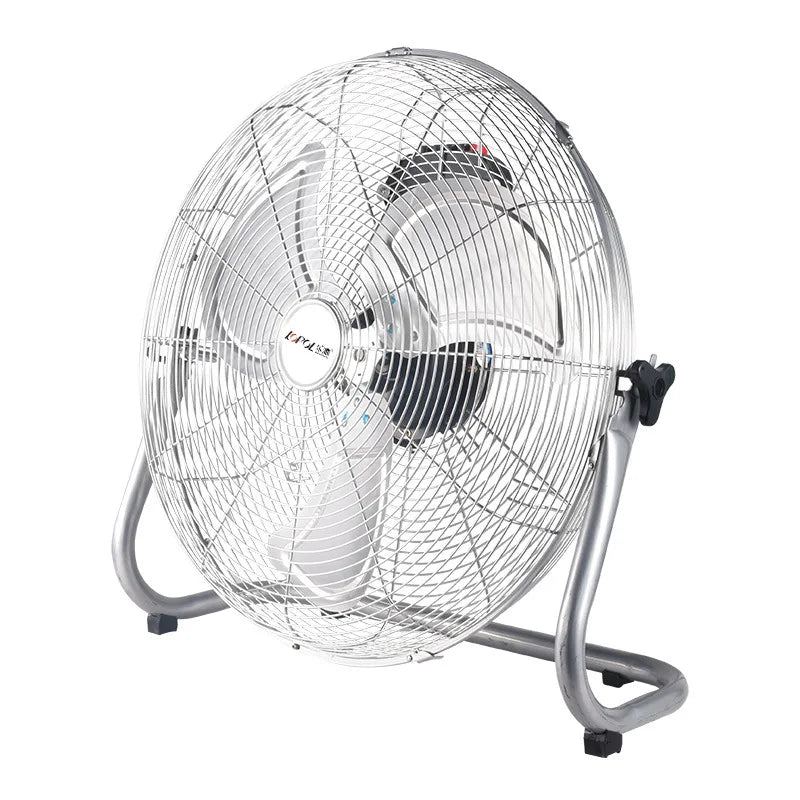 Industrieller Bodenventilator – 8-Gang 130° oszillierender Werkstattlüfter, leiser 45dB Turbo-Motor mit Überhitzungsschutz | Karnz