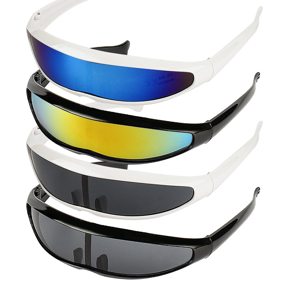 Karnz | Futuristische Cyborg Cosplay Sonnenbrille