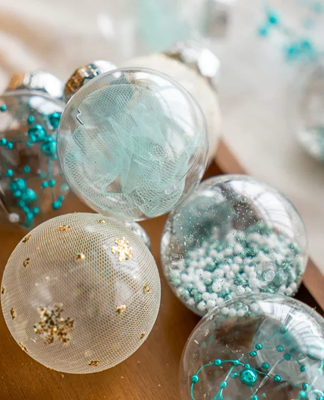 Transparent Hohlball Weihnachtsbaumdeko | Karnz