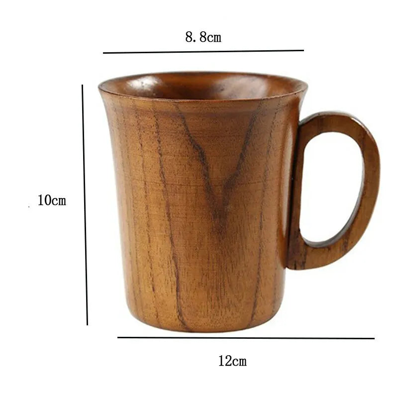 TimberBrew Holzbecher – Handgefertigte Hartholz Rustikale Eleganz | Karnz