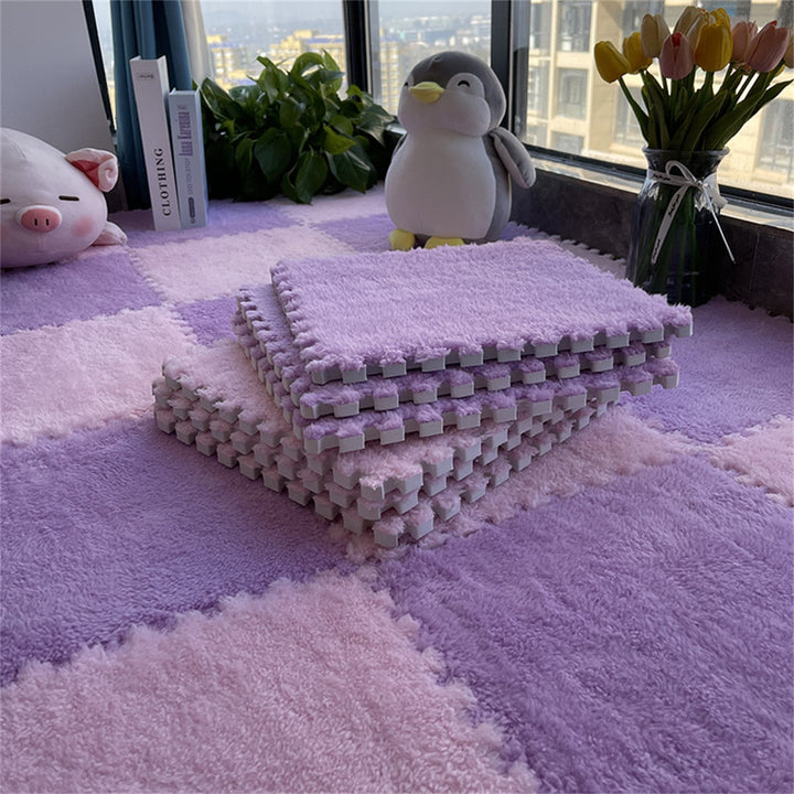 DIY Winter Plush Puzzle Mat | Karnz