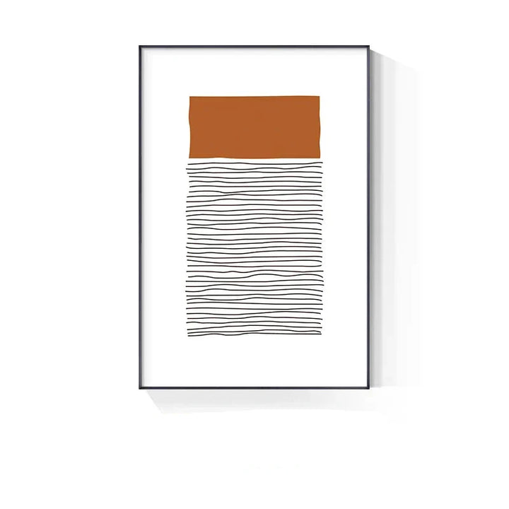 Modern Abstract Blockfarbe Linienkunst Fine Art Leinwanddruck Wandkunst Bilder für Wohnzimmer Esszimmer Kunst für zeitgenössisches Bürointerieur