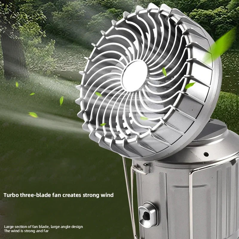 Eingebaute Ventilator Angel-LED-Zeltlampe | Karnz