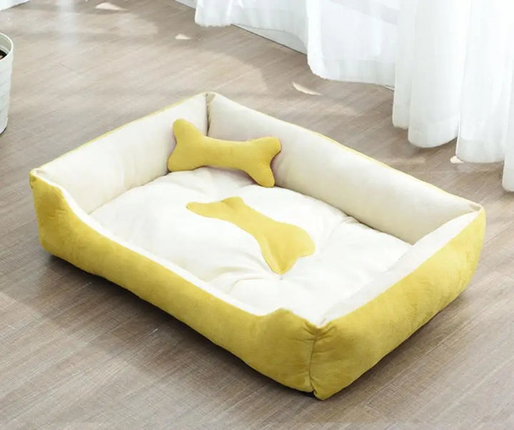 Modernes und gemütliches Leinen-Hundebett Karnz