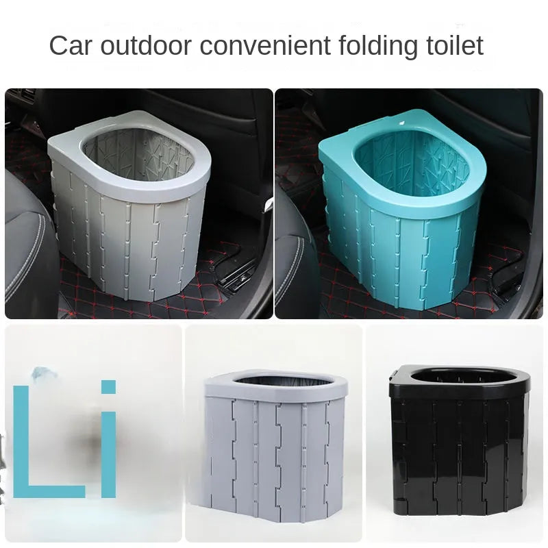 Bequeme Reise Faltbare Camping-Toilette | Karnz