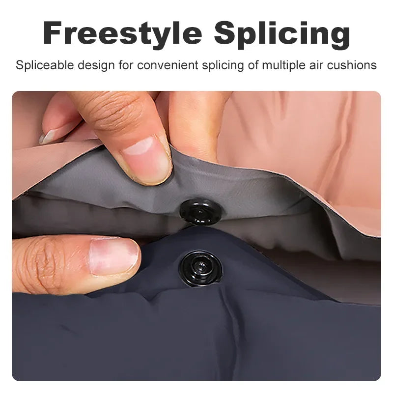 Ultraleichte, selbstaufblasende Campingmatratze mit integrierter Pumpe – Eryx