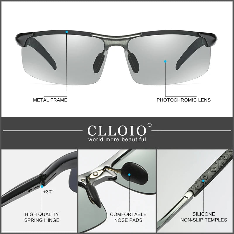 Photochrome Sonnenbrille mit polarisierten Gläsern | Karnz