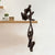 Verbindo Dekorative Figur Polystone Schwarz Moderne Skulptur 20 cm | Karnz