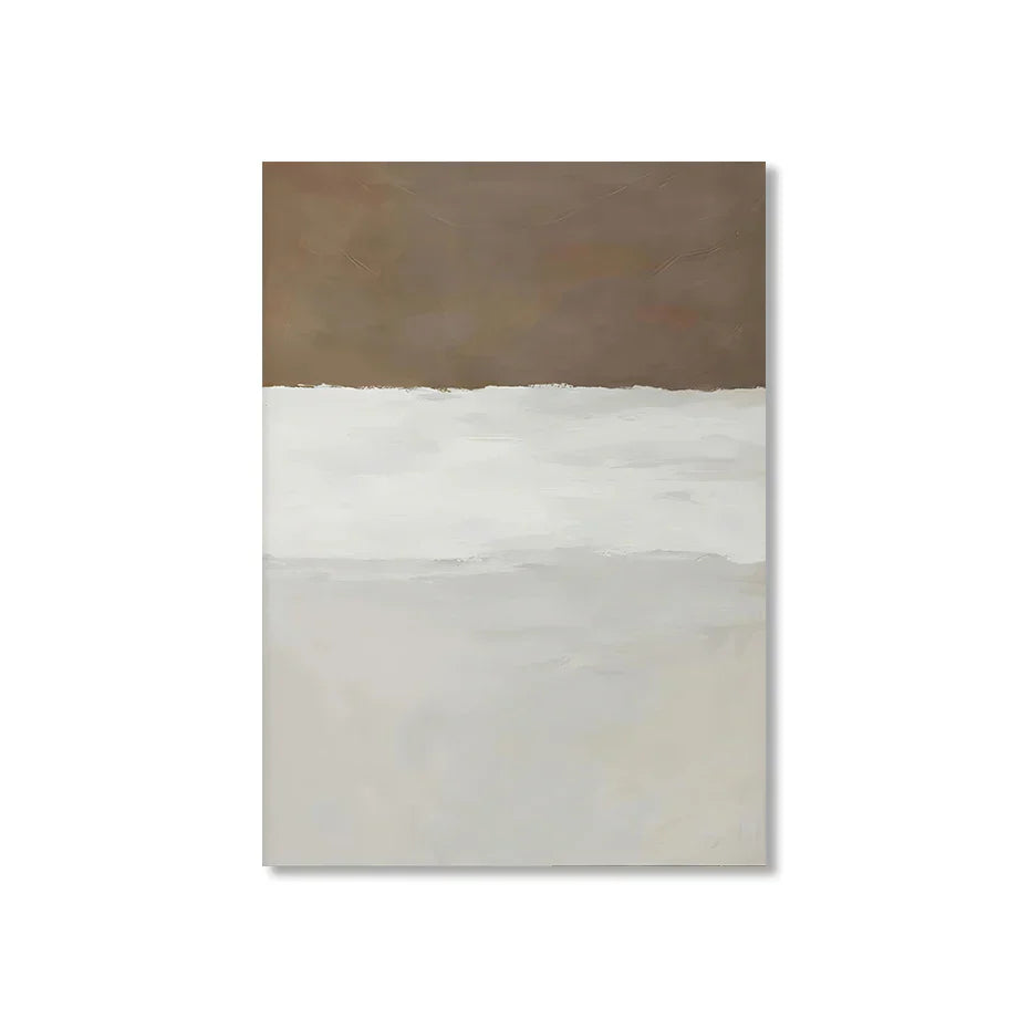 Abstrakt Braun Grau Beige Minimalistisch Geometrische Wandkunst Fein Kunst Leinwanddrucke Neutrale Farben Bilder Für Modernes Wohnzimmer Wohnkultur | Karnz