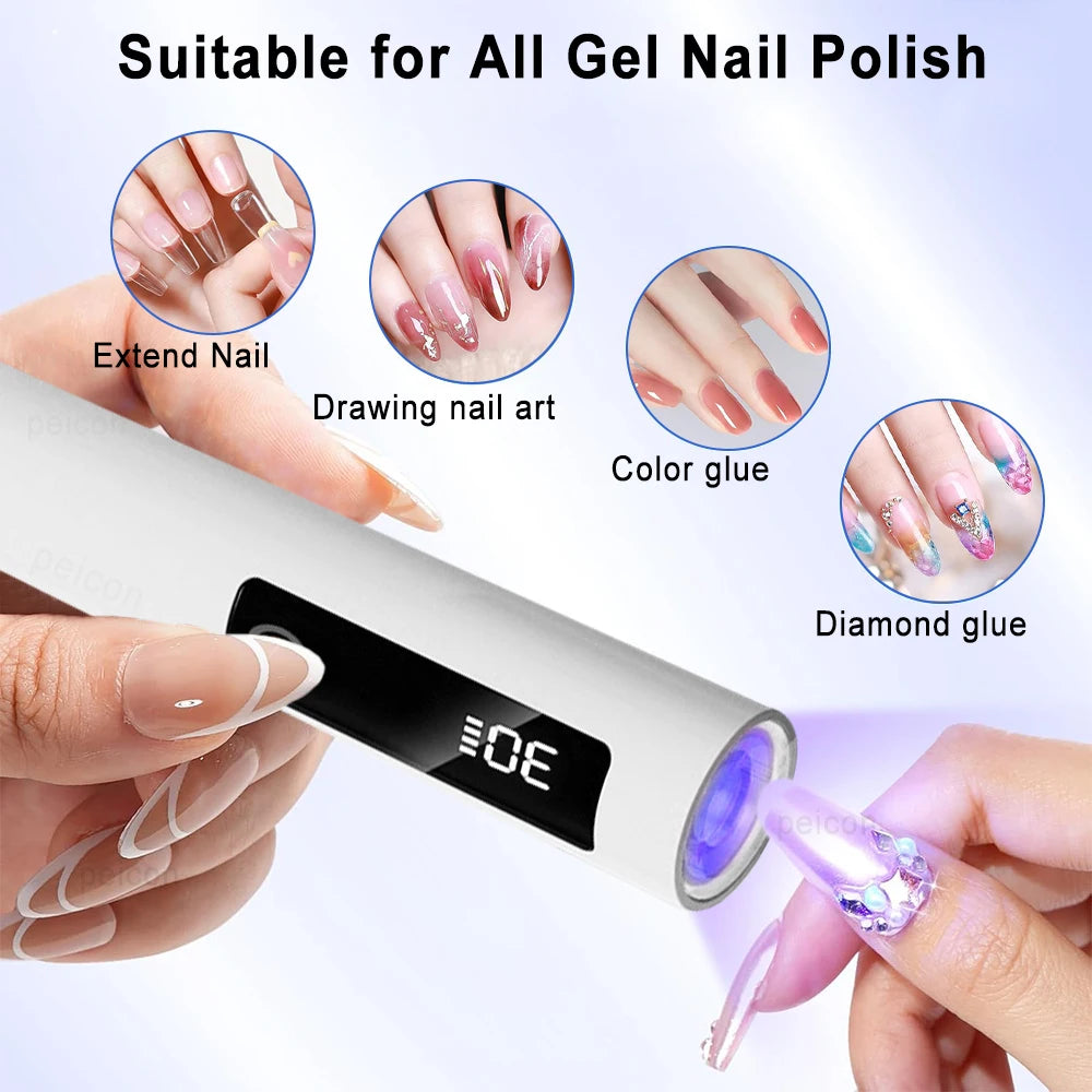 UV-Nagelstift mit Klappständer – aufladbar | Karnz