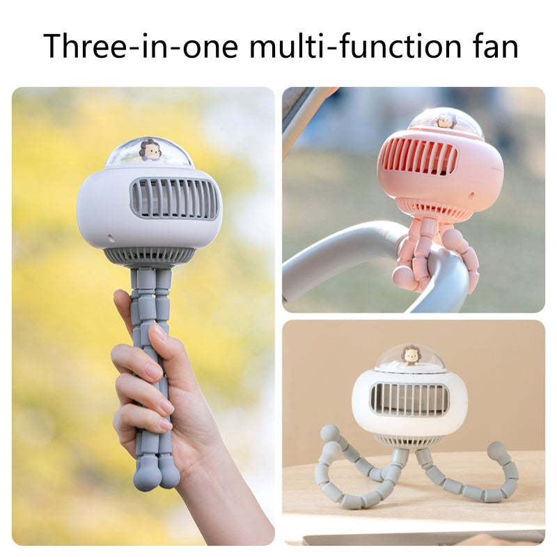 Tragbarer flexiKarnzer süßer Babywagenventilator | Karnz