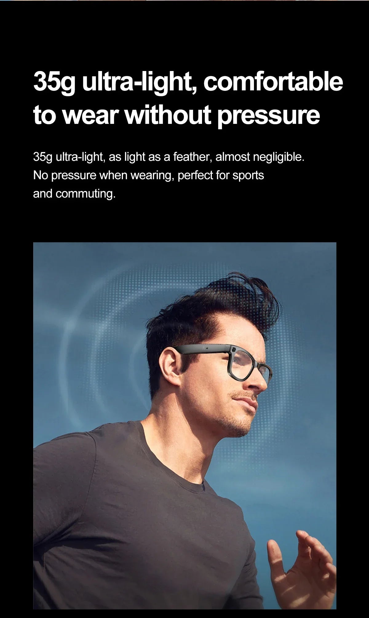 Intelligente Bluetooth-Kamerabrille