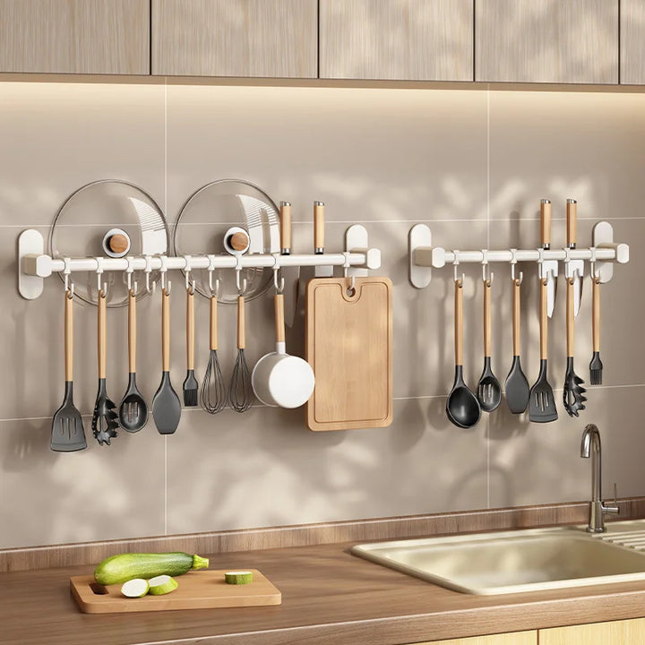 CookEase Küchenwandregal – Multifunktionaler Organizer für Deckel, Spatel & Küchenutensilien Karnz