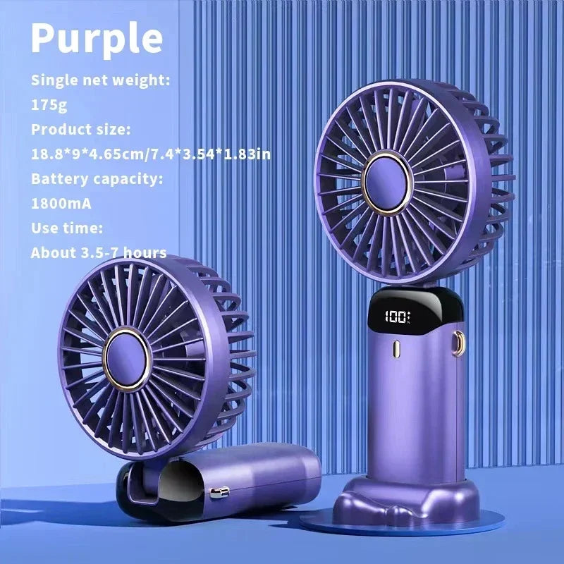 Portable Electric Fan und Mini Klimaanlage – Wiederaufladbare Halsventilatoren für Zuhause, USB und Handheld | Karnz
