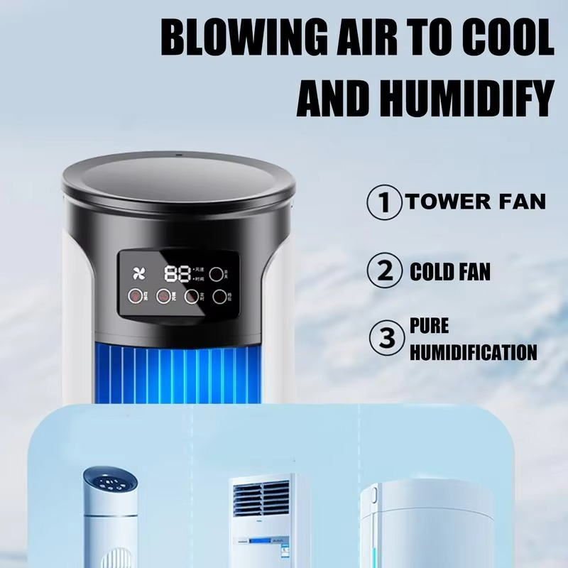 Tragbare Klimaanlagenventilator Verdunstungskühler USB Leise Timer Raumkühlung Kleiner 10 oz Wassertank Persönlicher Kühler Einstellbar | Karnz
