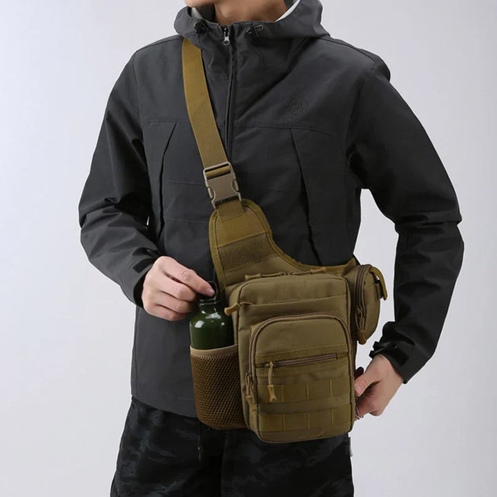 Multi-Taschen Crossbody Kompakt Wandern Brusttasche | Karnz