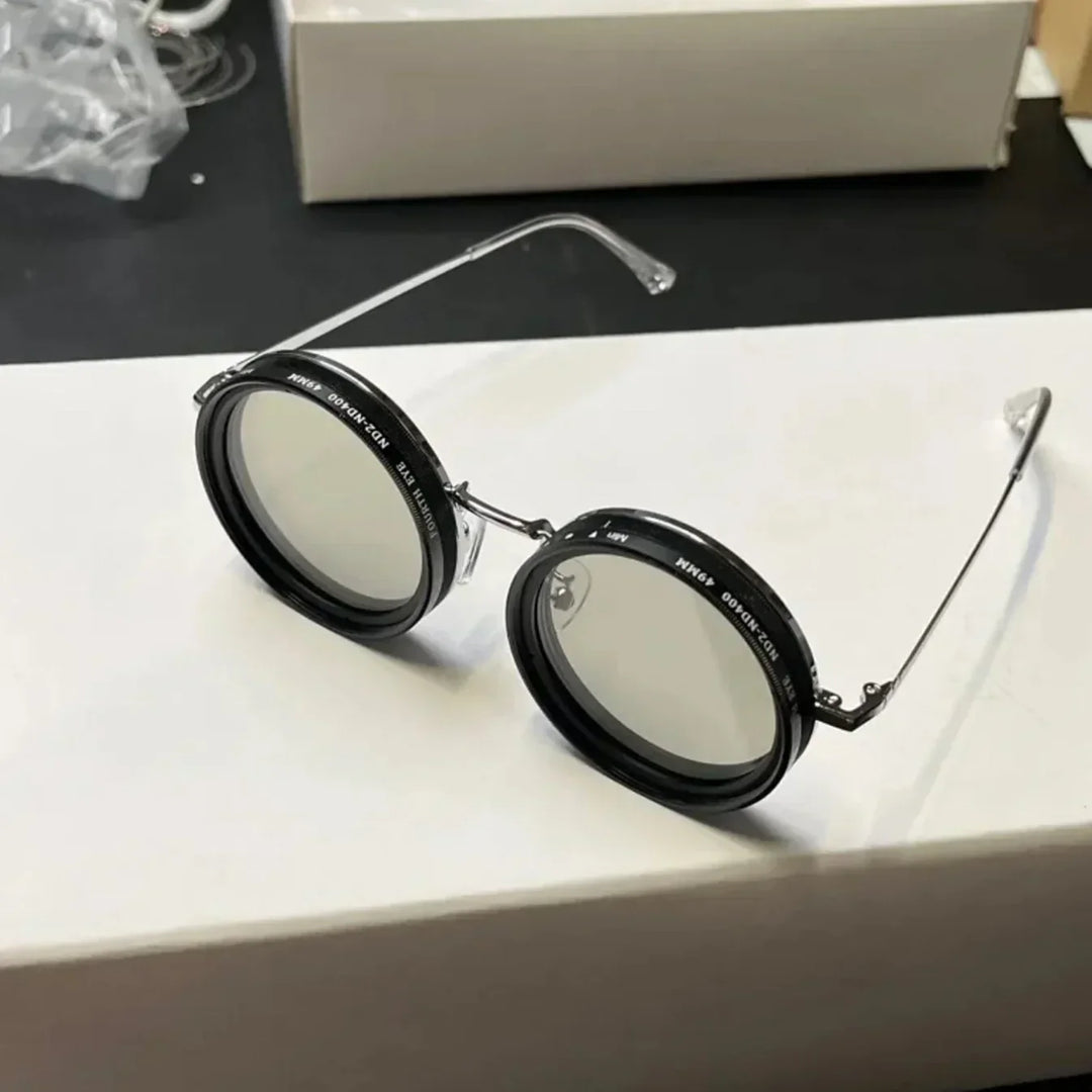 Karnz | ShadowSunglasses | Sonnenbrillen mit schwarzen Gläsern Stylisher UV-Schutz Fashion