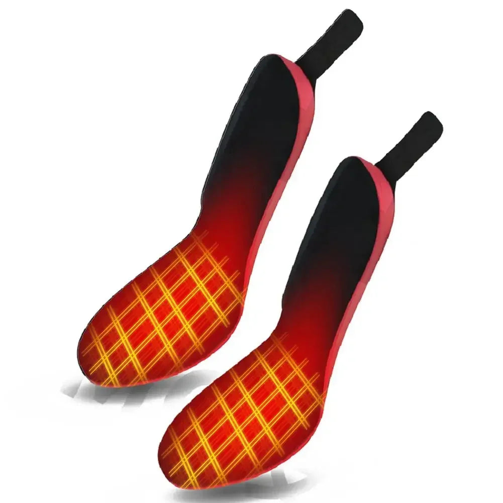 Karnz | Beheizbare Einlegesohlen WarmStep Pro | Wiederaufladbar mit Fernbedienung | 3 Heizstufen | Zuschneidbar | Elektrische Fußwärmer für Winter & Outdoor
