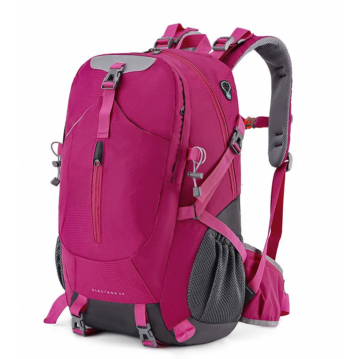 Karnz | Reiserucksack TrekVault 40 | 40 L Outdoor-Rucksack mit Regenhülle | Für Wandern, Reisen & Alltag | 31 × 20 × 52 cm