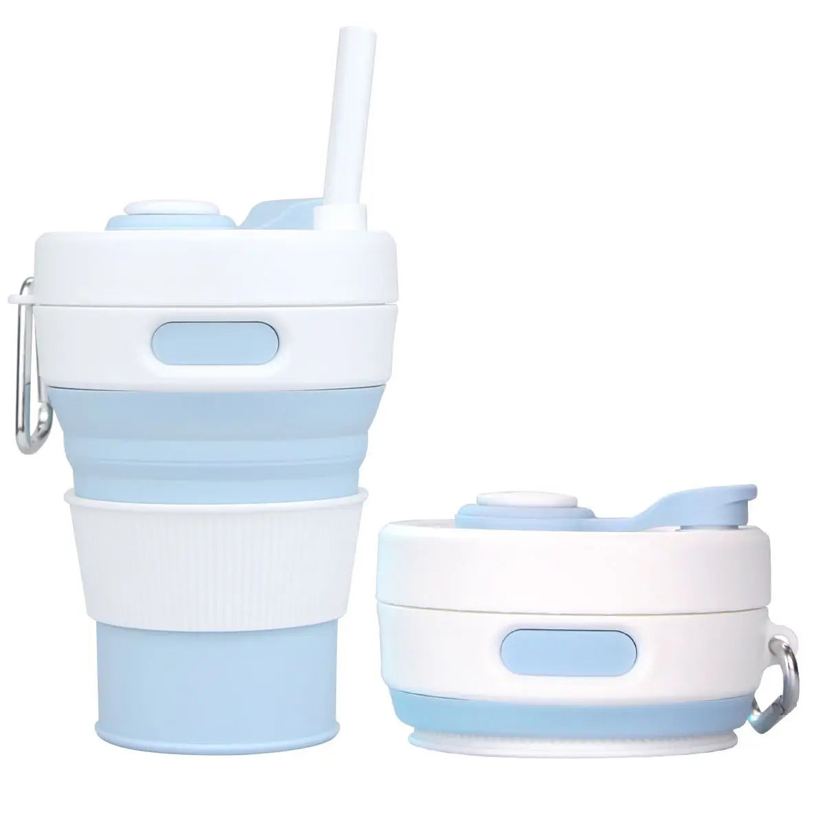 Wiederverwendbare tragbare Sip-and-Go zusammenklappbare Tasse | Karnz
