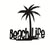 Beach Life Kokosnussbaum Metall Wandkunst 3D Dekoration Für Wohnzimmer Schlafzimmer Zuhause Büro Wand Dekoration | Karnz