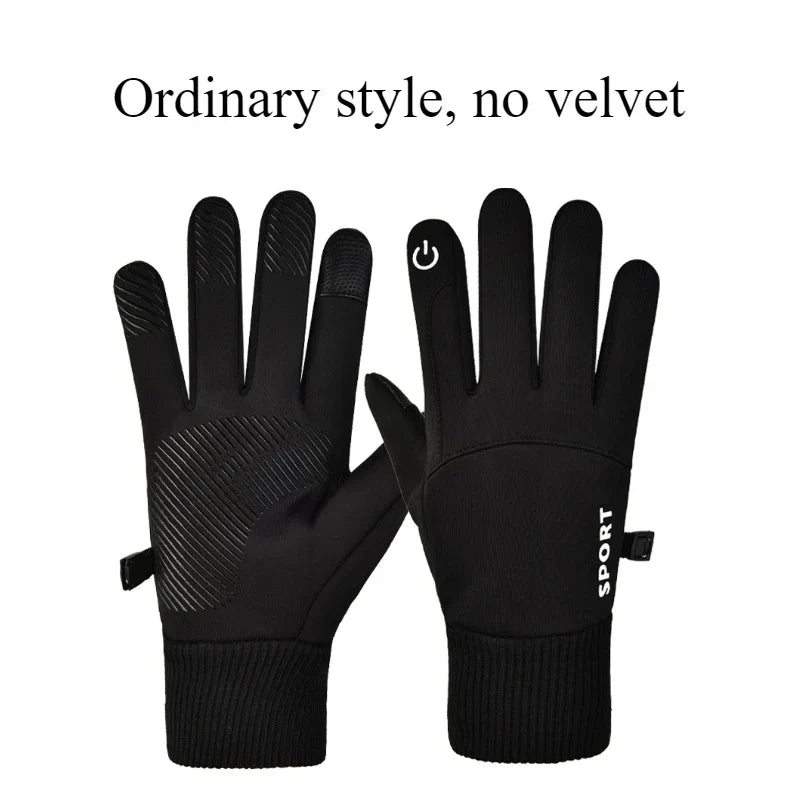 Karnz | GlacioShield Pro Gloves | Waterproof Winter Gloves | Touchscreen & Non-Slip | Warm Fleece Lining for Skiing, Cycling & Outdoor