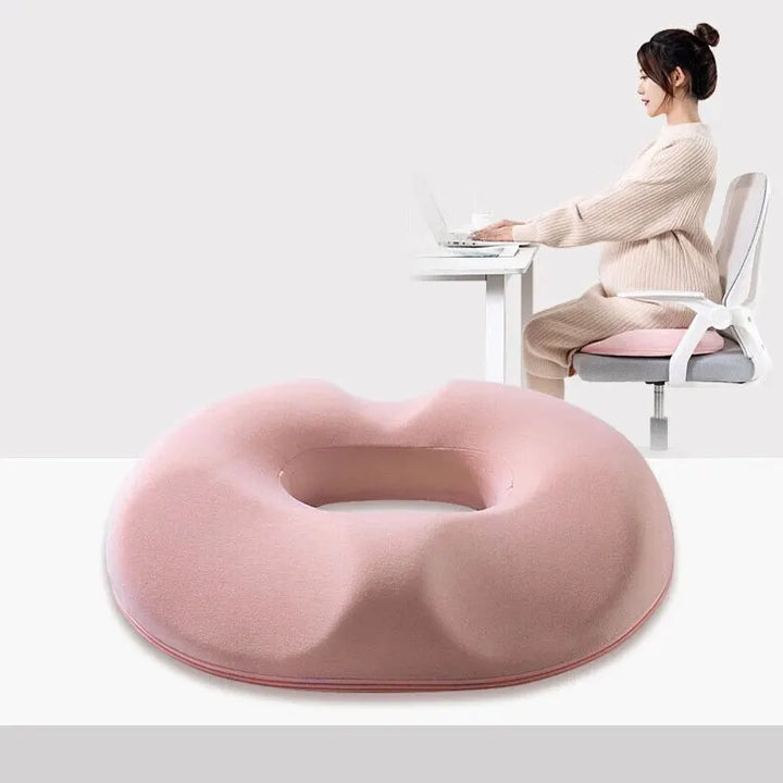 Karnz | OrthoRelax | Sitzkissen mit Memory Foam | Entlastung für Steißbein & Wirbelsäule | Ergonomisch & bequem
