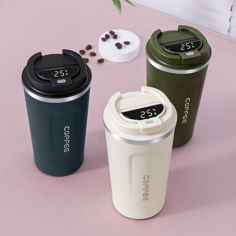 LED-Temperaturanzeige Smart Thermoskaffee Becher | Karnz