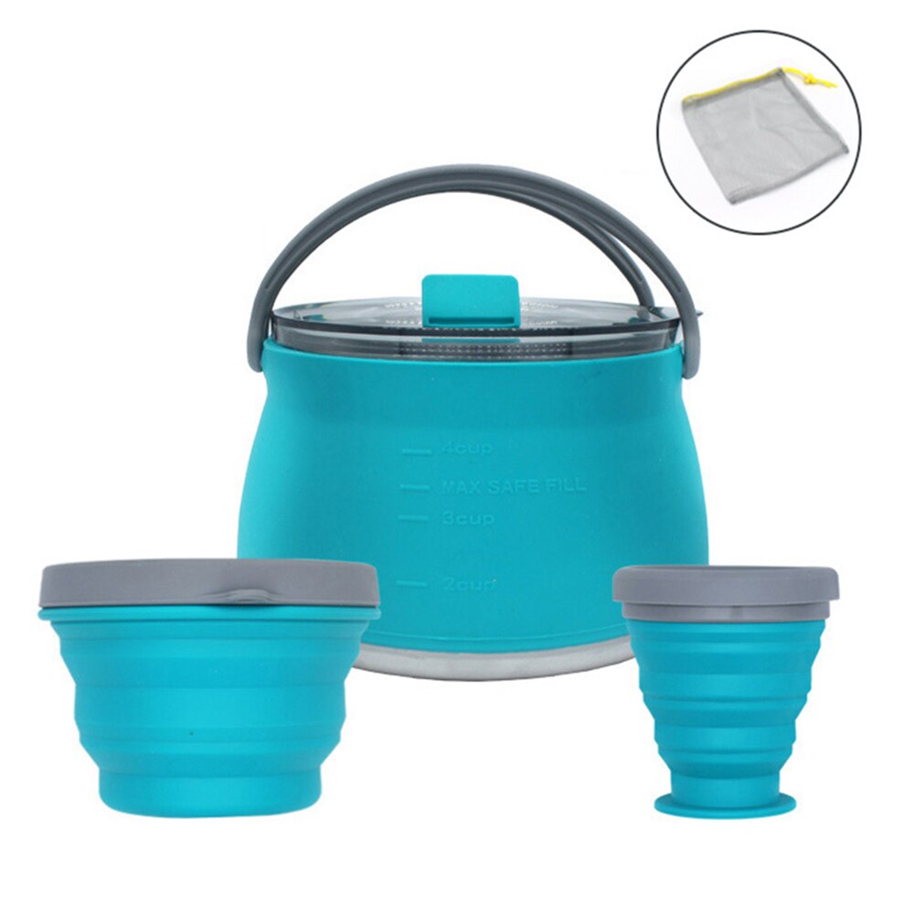 Reise Go Multifunktionaler Zusammenklappbarer Outdoor Wasserkocher | Karnz