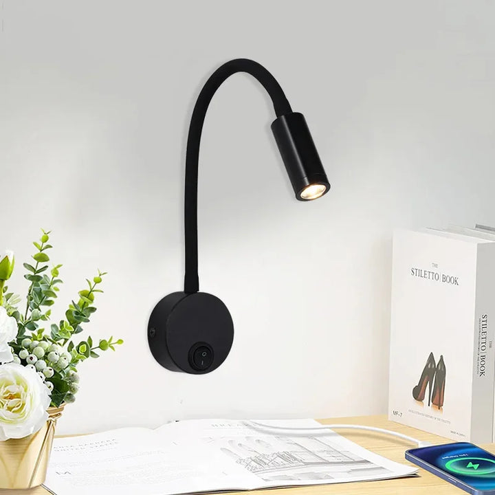Karnz | Vielseitige LED-Wandleuchte: Modern, Flexibel, Perfekt zum Lesen im Bett