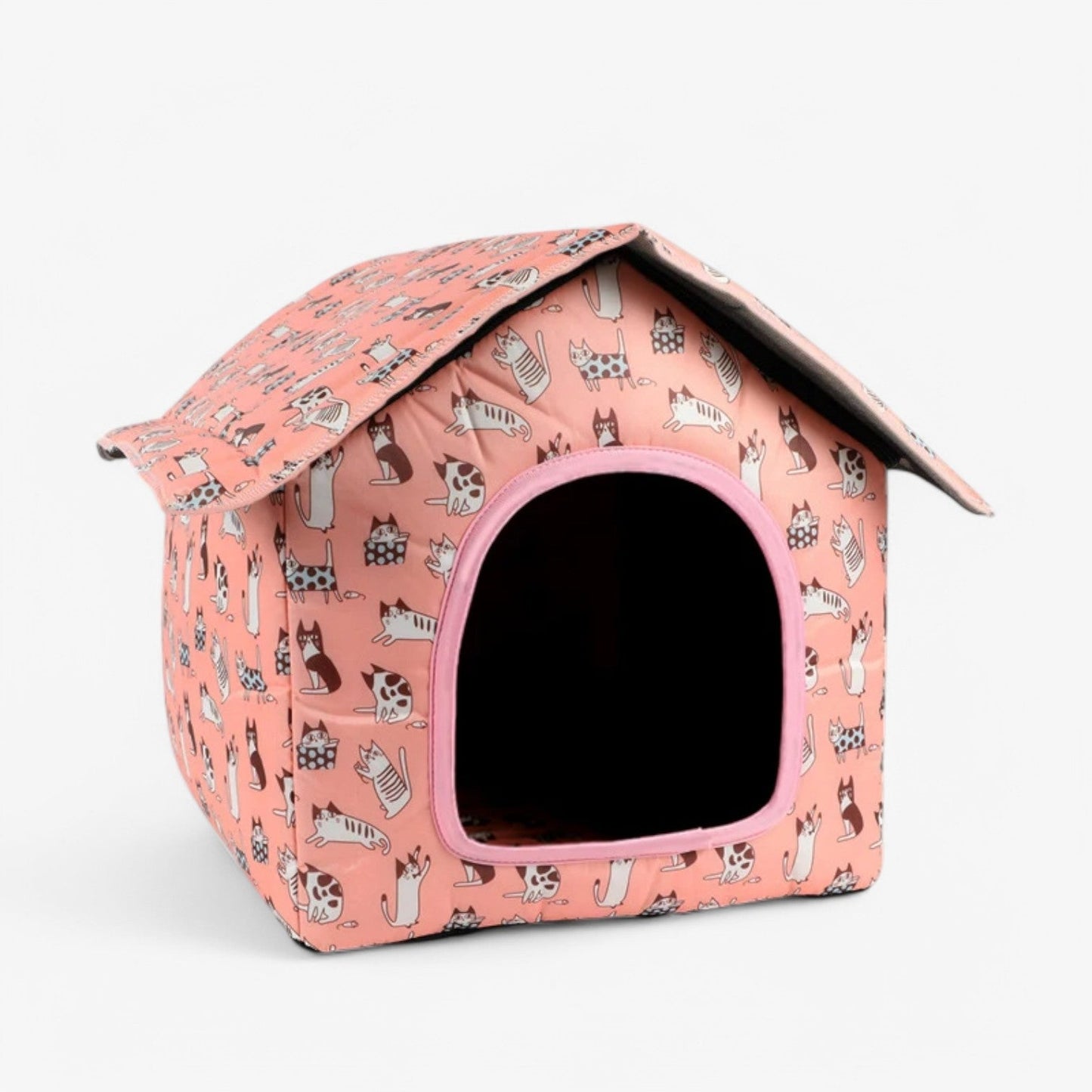 Wetterfeste Tierhaus "CozyNest" für Katzen und kleine Hunde | Karnz