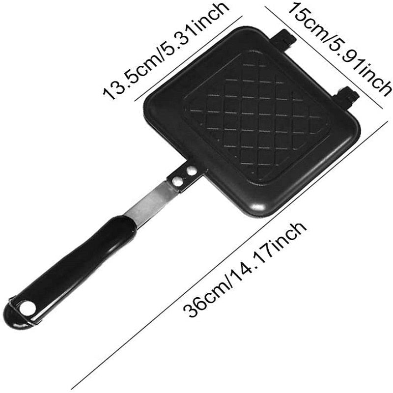 Karnz | Doppelseitiger Antihaft-Sandwich-Maker-Pfanne